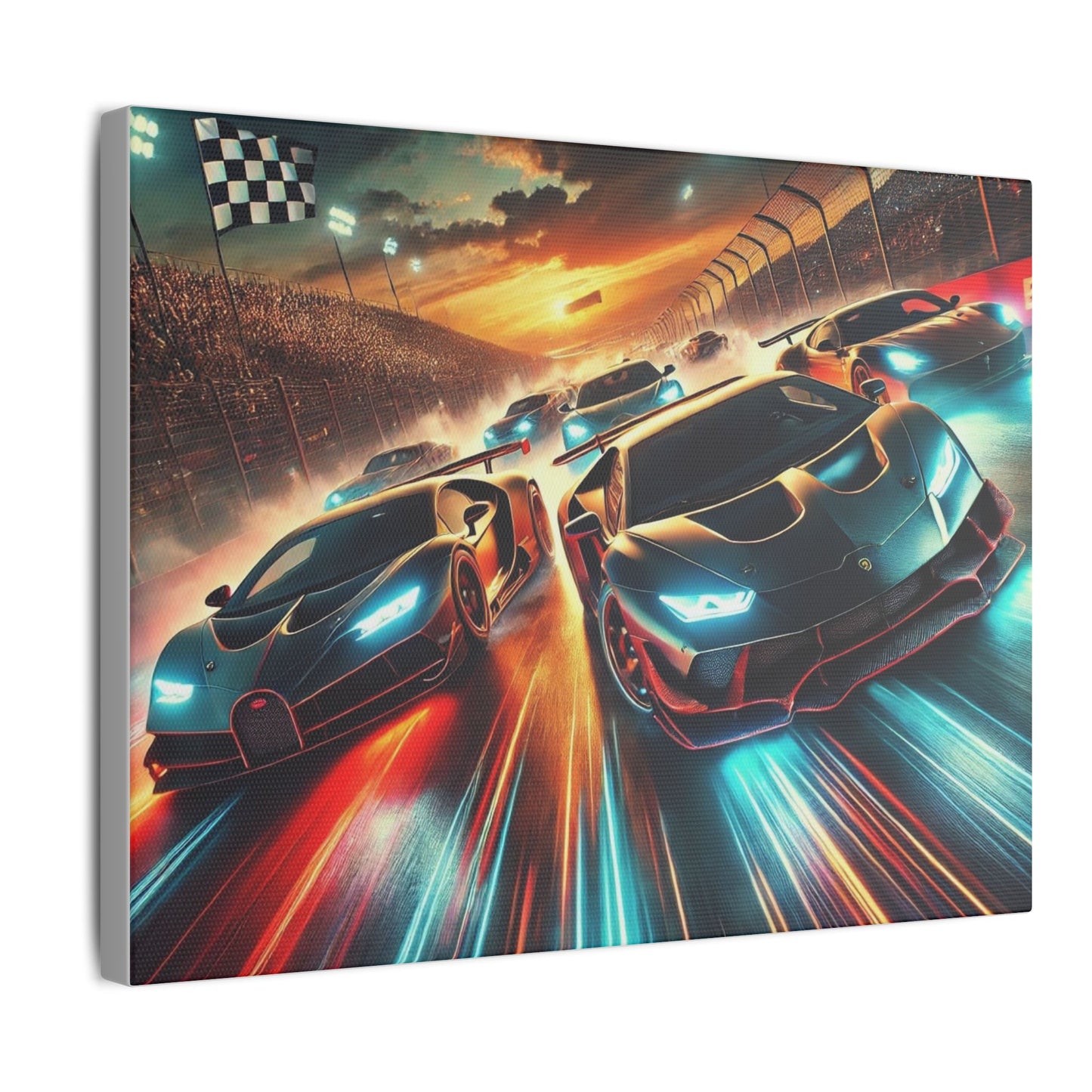 Canvas Print - Super Cars Racing