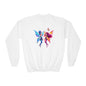Girls Crewneck Sweatshirt with Colorful Design | Trendy Streetwear
