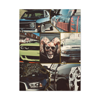 Canvas Print - American Cars Design