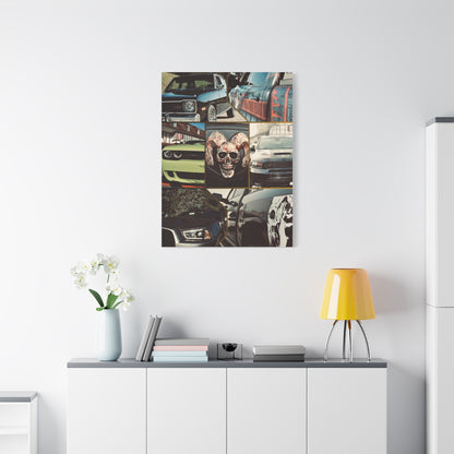 Canvas Print - American Cars Design