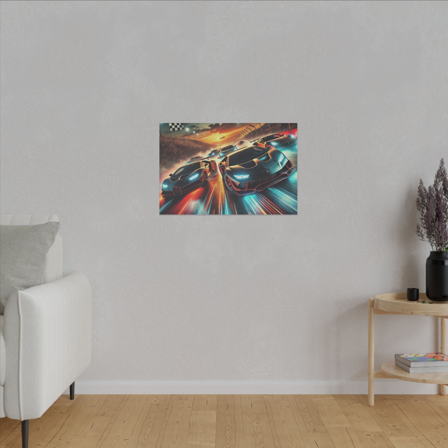 Canvas Print - Super Cars Racing