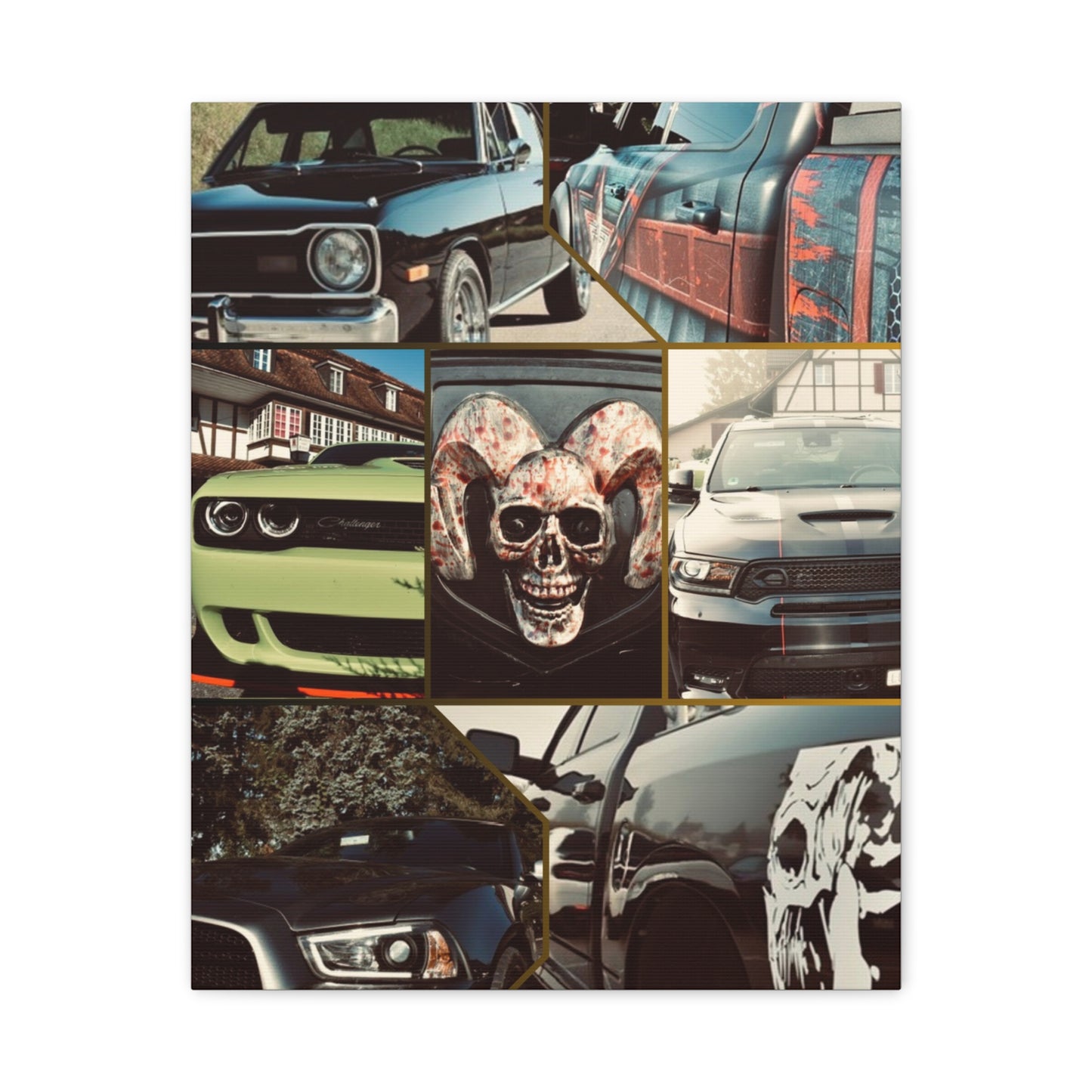 Canvas Print - American Cars Design