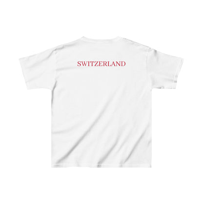 Kids Heavy Cotton™ Tee Switzerland Girls Boys Football T-shirt