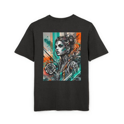 Oversize Tee Acid Washed CO-LIM Woman Men's Shirt