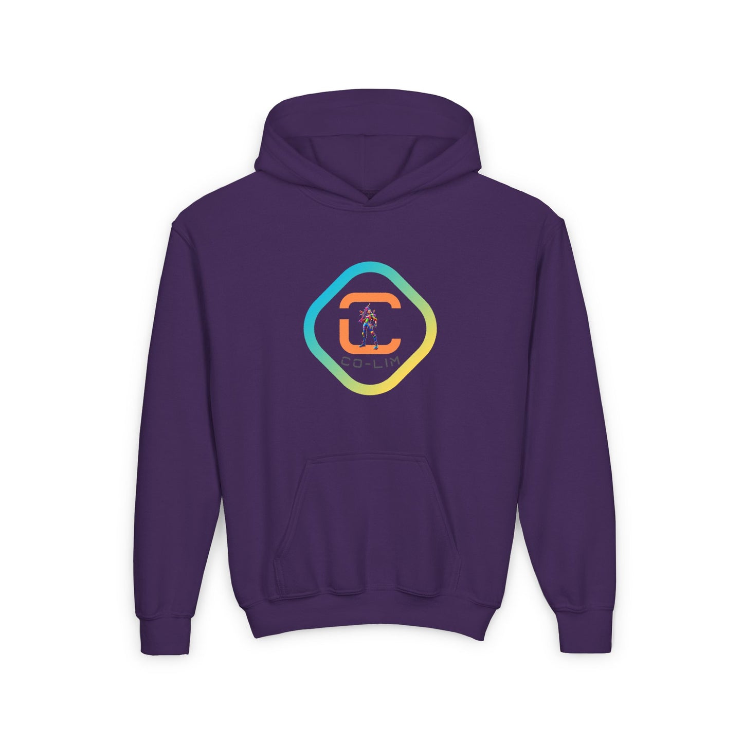 Colorful Youth Hoodie with Fun Graphic Artwork